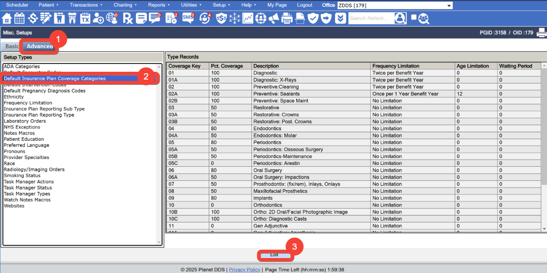 When I enter an insurance plan, I notice there are various categories ...